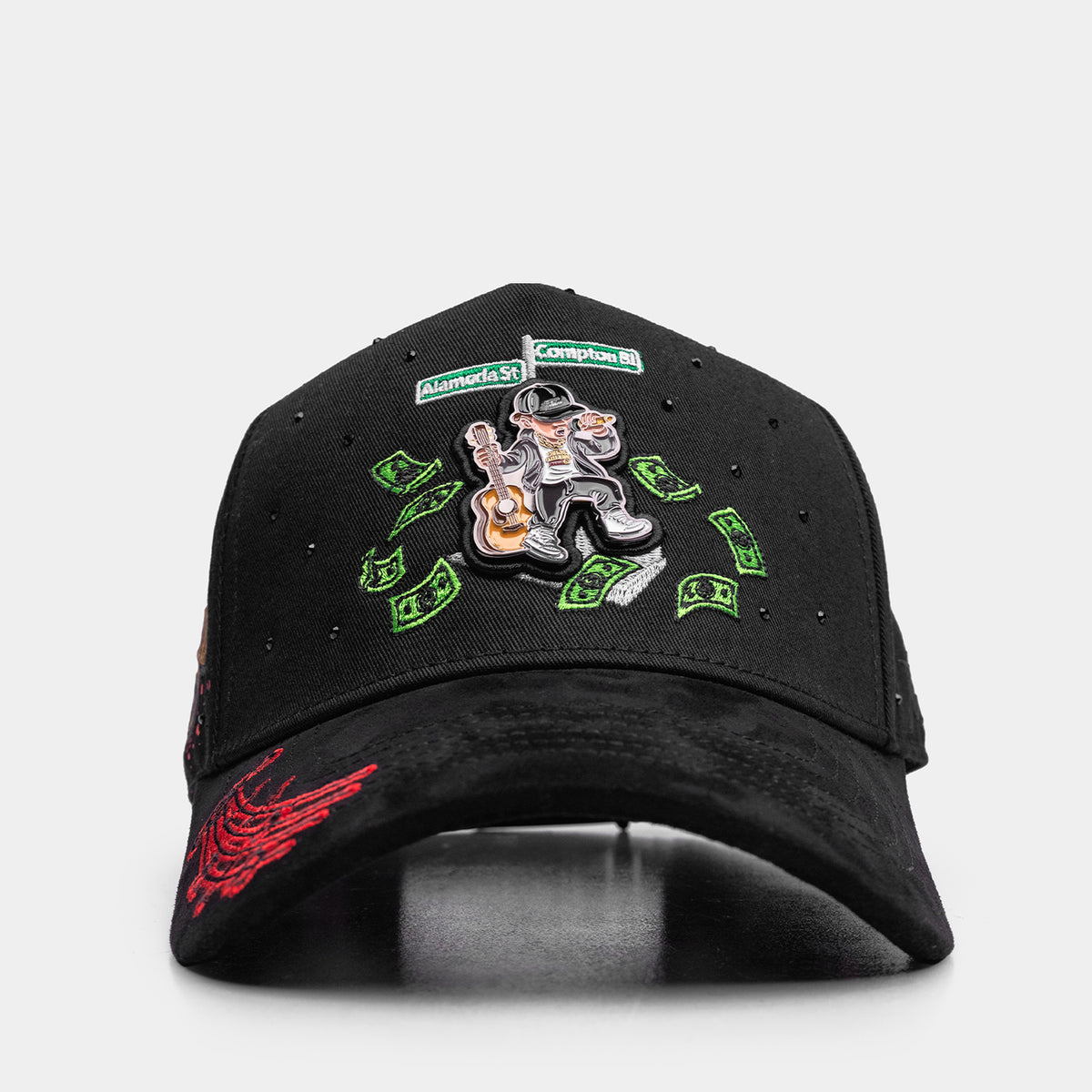 Sueños Callejeros Black Graphic Hat | Italiense