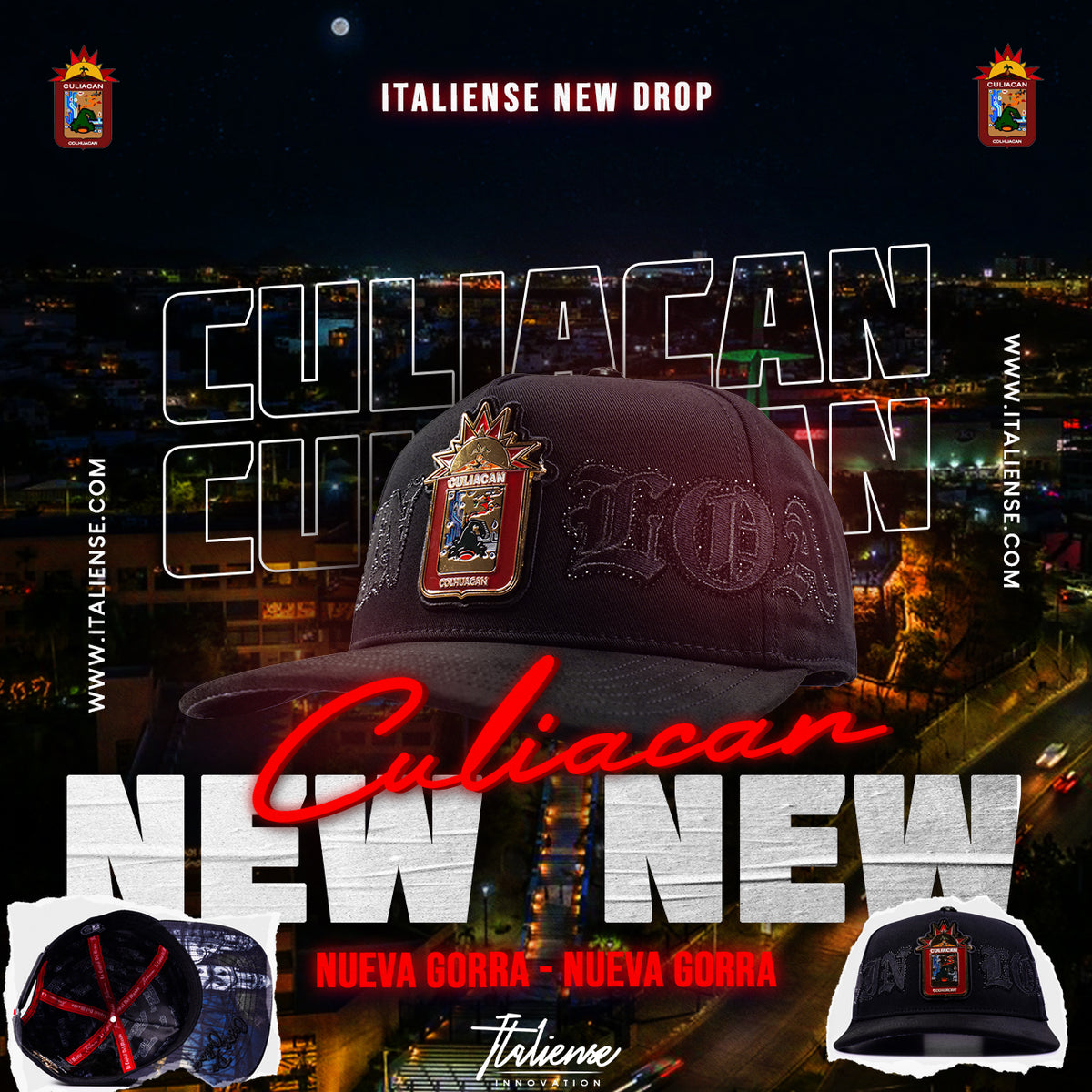 Culiacán Sinaloa Black Hat | Italiense