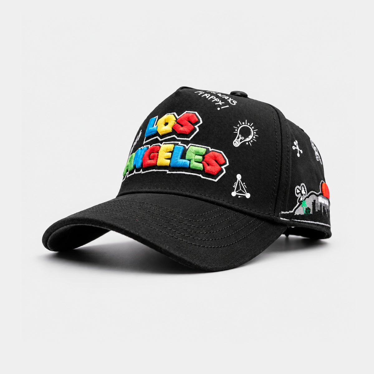 LA Colors Kids’ Black Cotton Cap, main product view