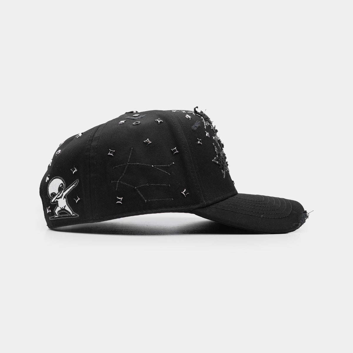 Constelación Black Star Hat by Italiense, side graphic view