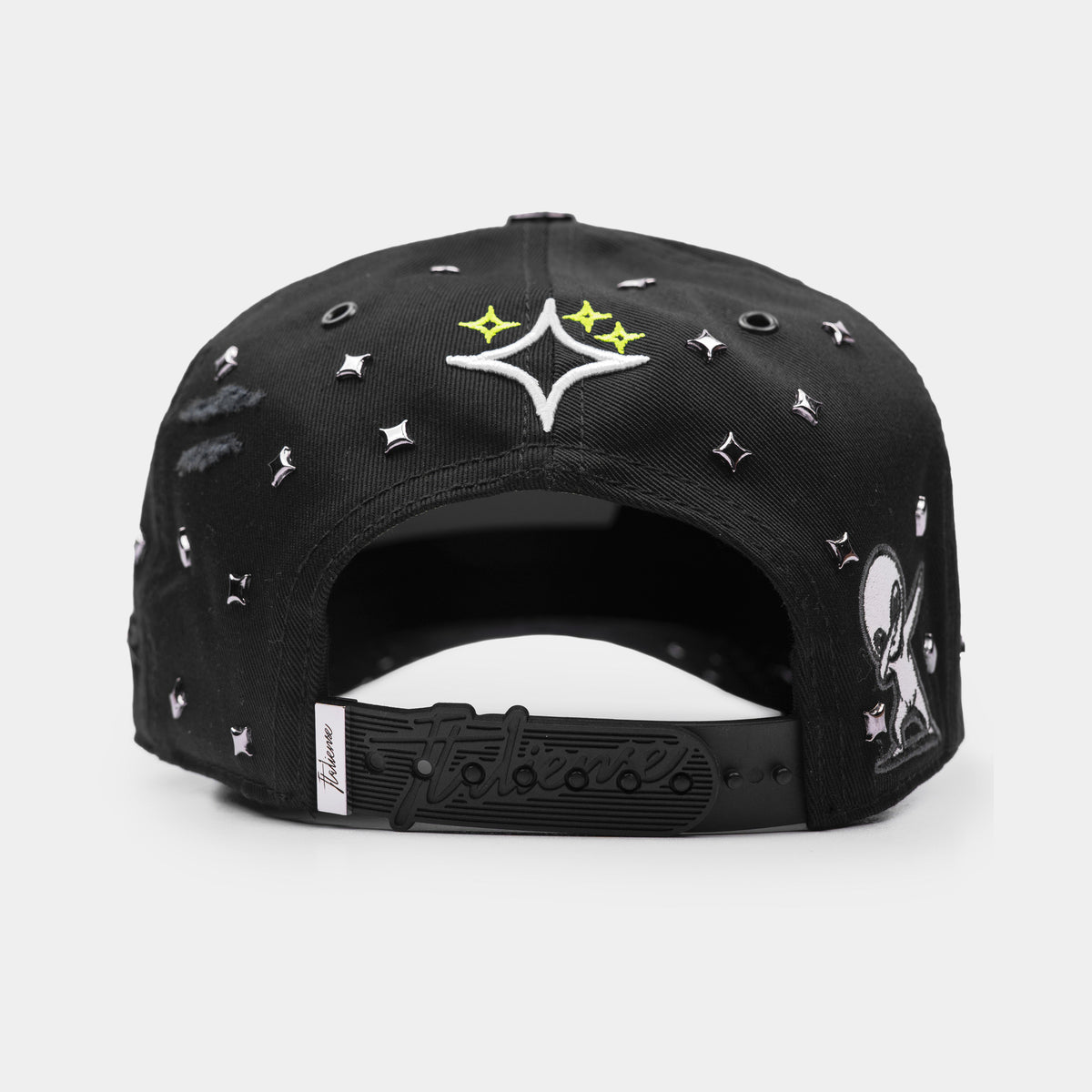 Constelación Black Star Hat by Italiense, rear snapback view