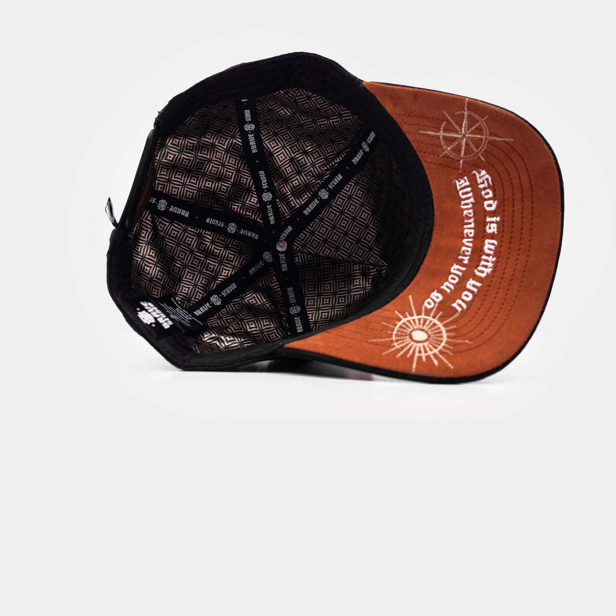 Be Brave Black Graphic Hat | Italiense