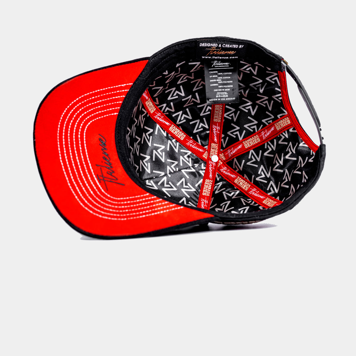 LA D Sombrero Black Hat | Italiense