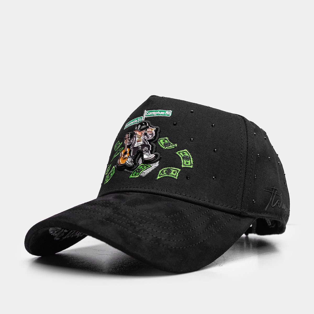 Sueños Callejeros Black Graphic Hat | Italiense