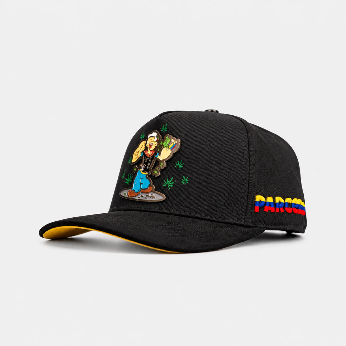 El Poye Black Snapback Hat, main product view