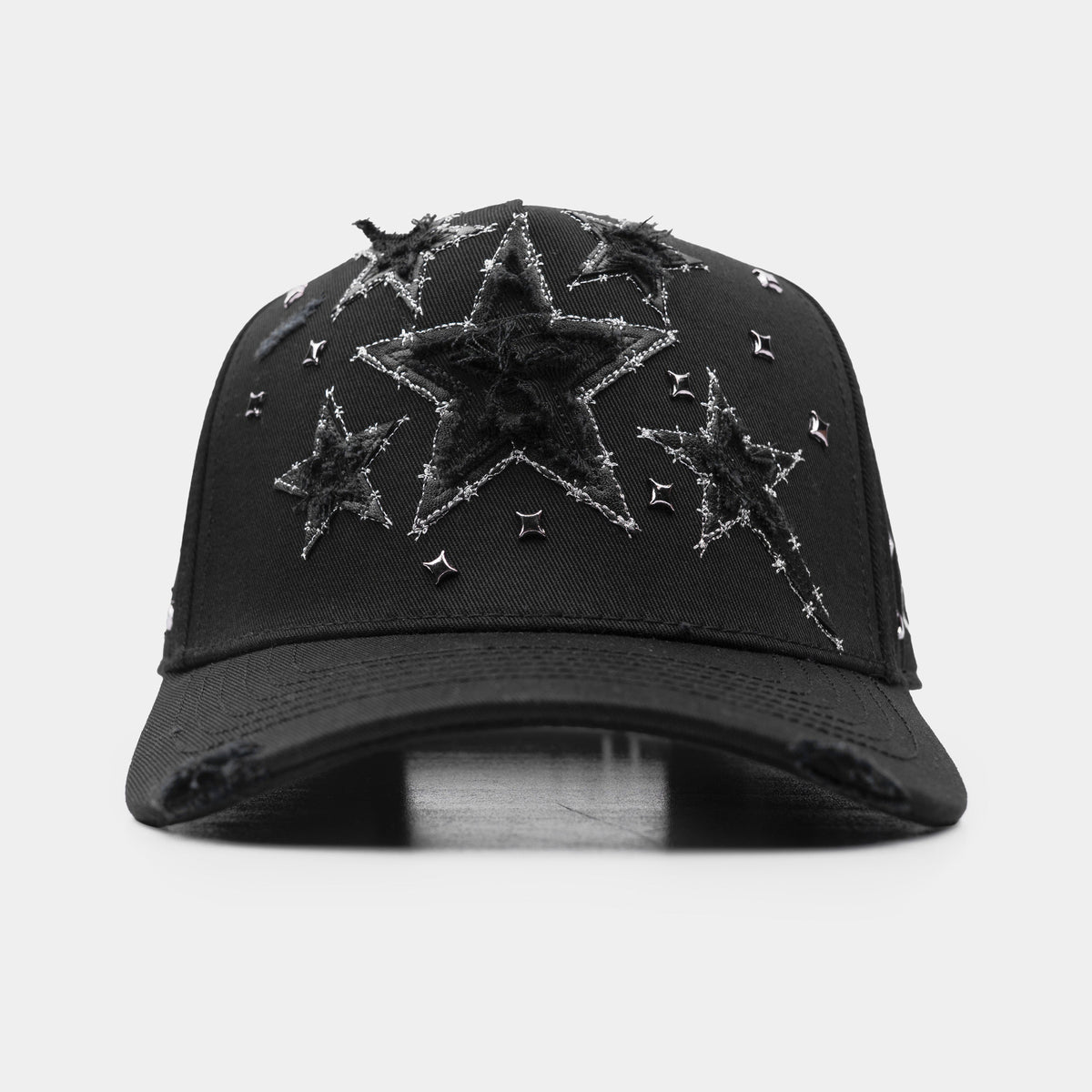 Constelación Black Star Hat by Italiense, front star design view