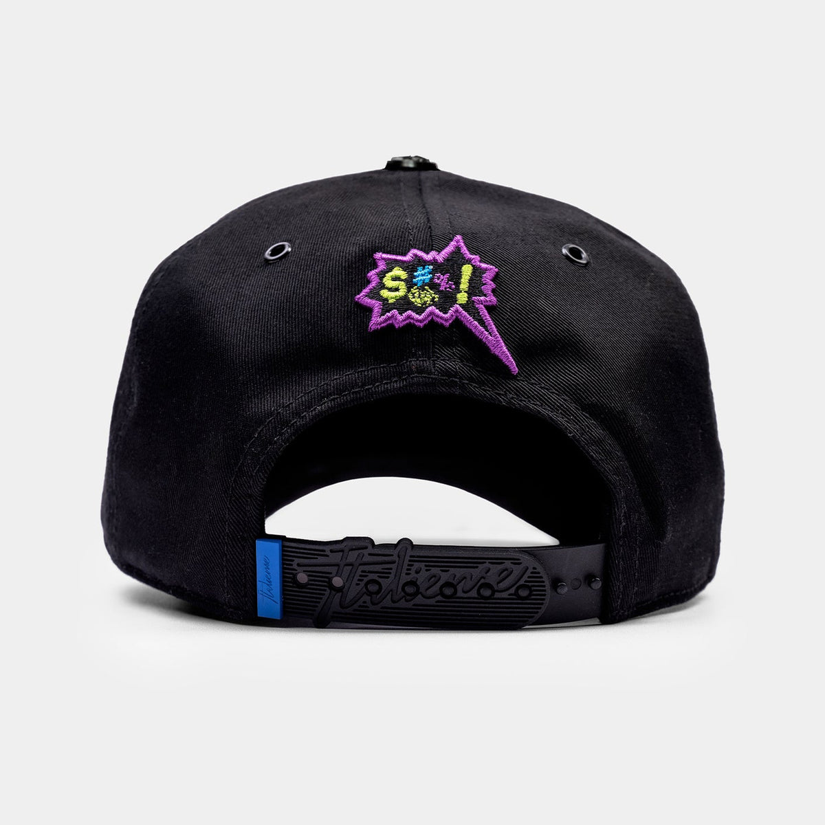 Haters Make Me Famous Black Hat by Italiense, rear snapback view